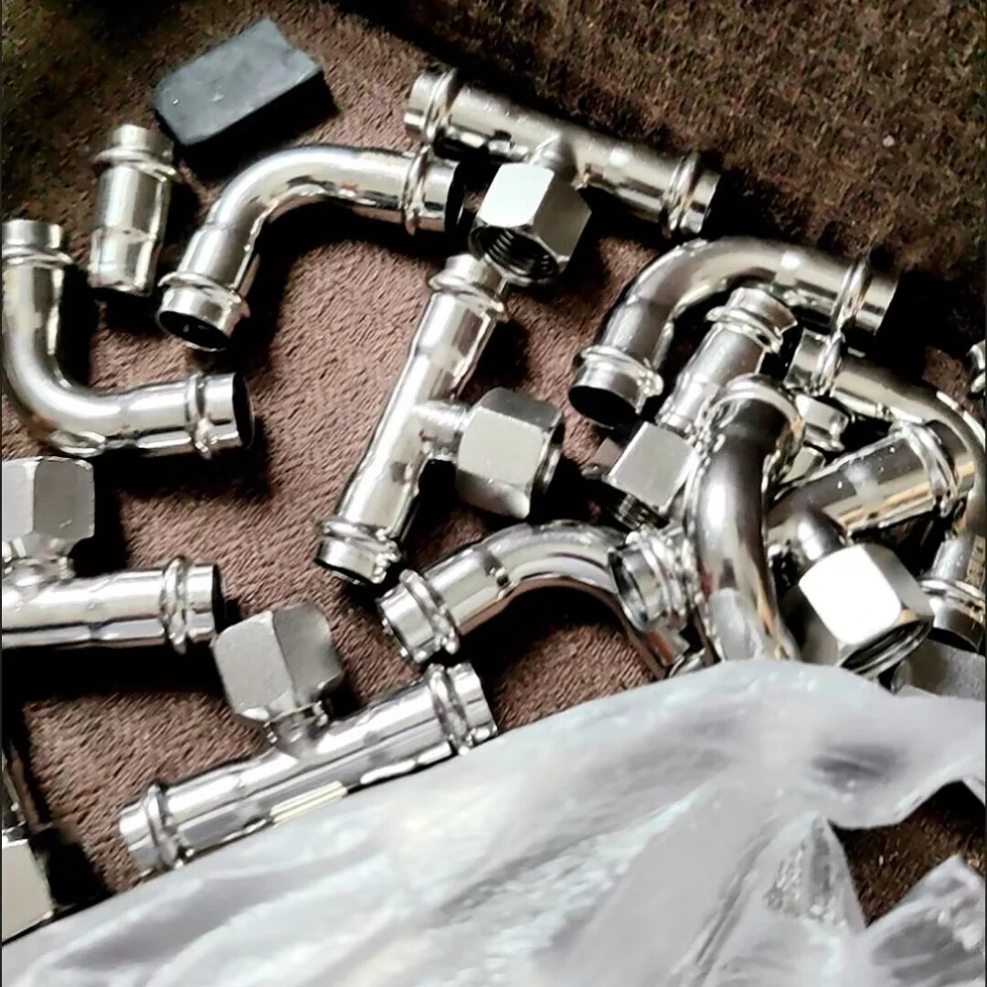 NFJM 90 degree elbow 304 stainless steel pipe clamp pipe Welded pipe stainless steel elbow