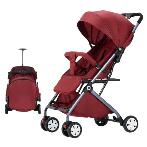 Высококачественная детская коляска легкая складная компактная 3 в 1