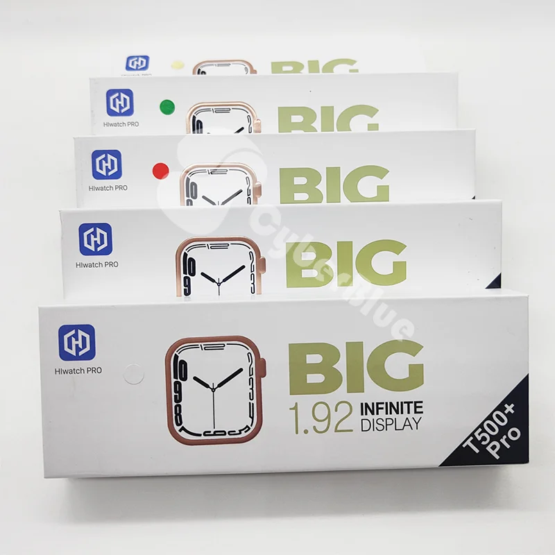 Cyberlue 1.92inch Screen Calling Men Smart Watch T500+ Pro Sport Smart Watch With App Control