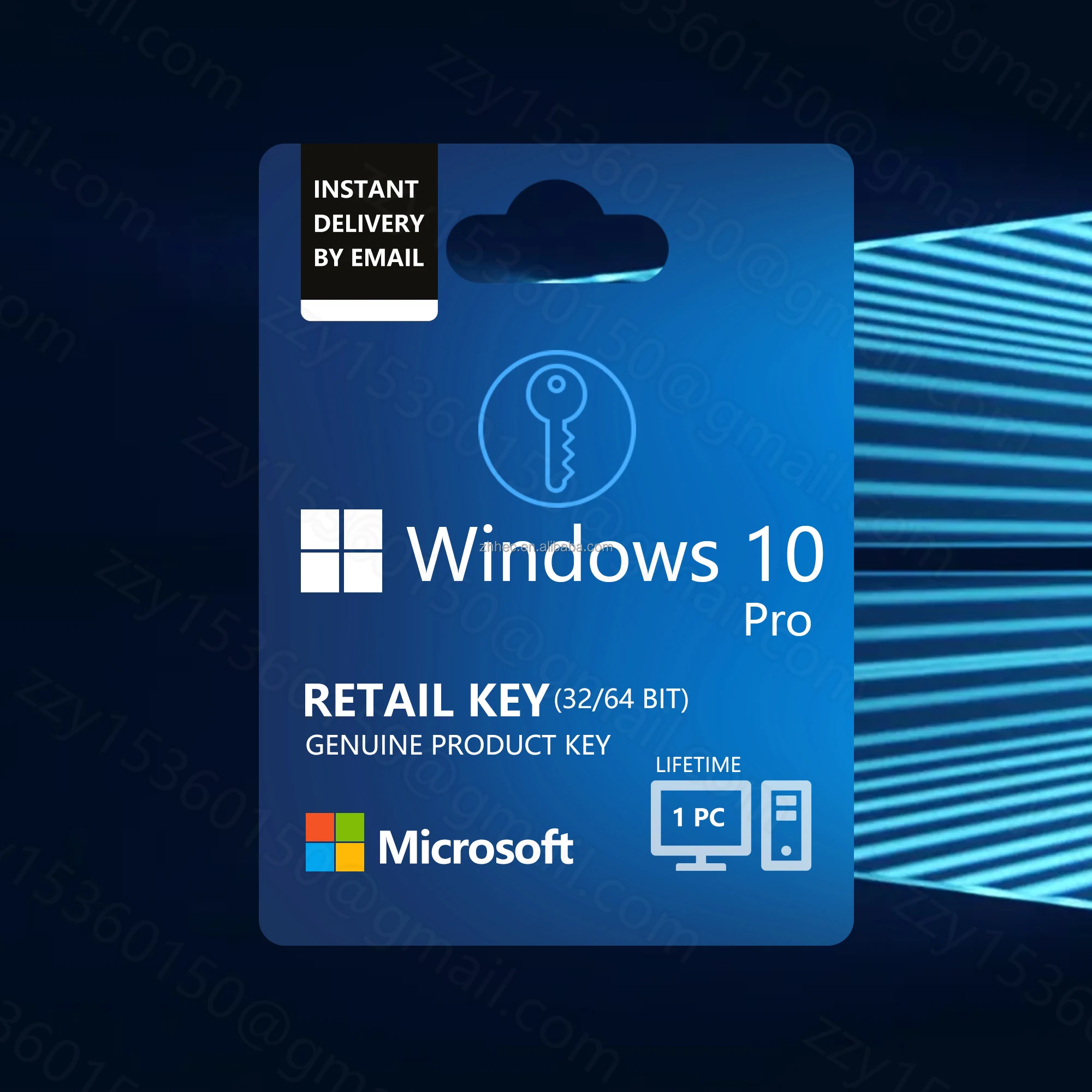 Windows 10 профессиональный розничный ключ 100% онлайн Активация Pro код ключа отправка по