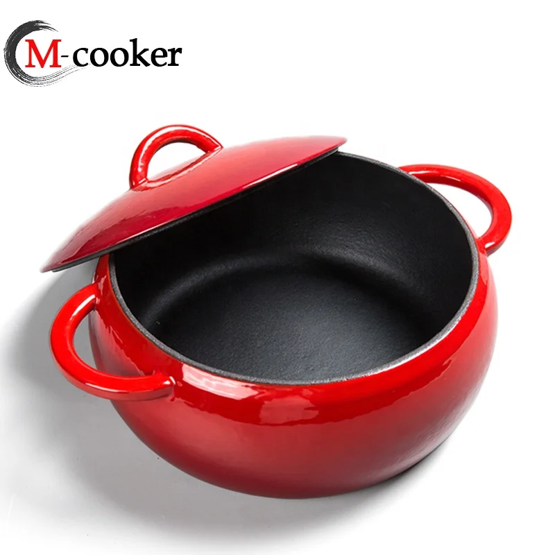Wholesale America Kitchen Ware Set Cooking Pot Enamel Cookware Sets Dutch Oven cast iron Enameled Casserole
