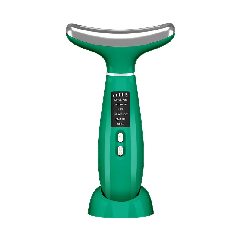 Hot Sale Neck Lift Beauty Device Anti-aging Skin Care Rejuvenation V Facial Hot Cold Compress Face And Neck Lifting Massager
