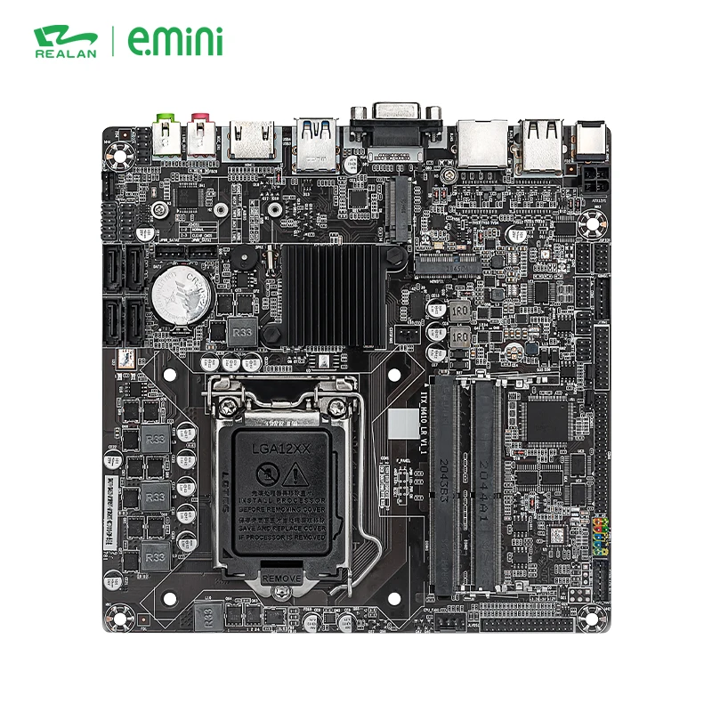 lga 1200 ddr4 motherboard mini itx for intel i9-10900K i7-10700K i5-10600K i3-10300 7USB Integrated Video Card 3 4K