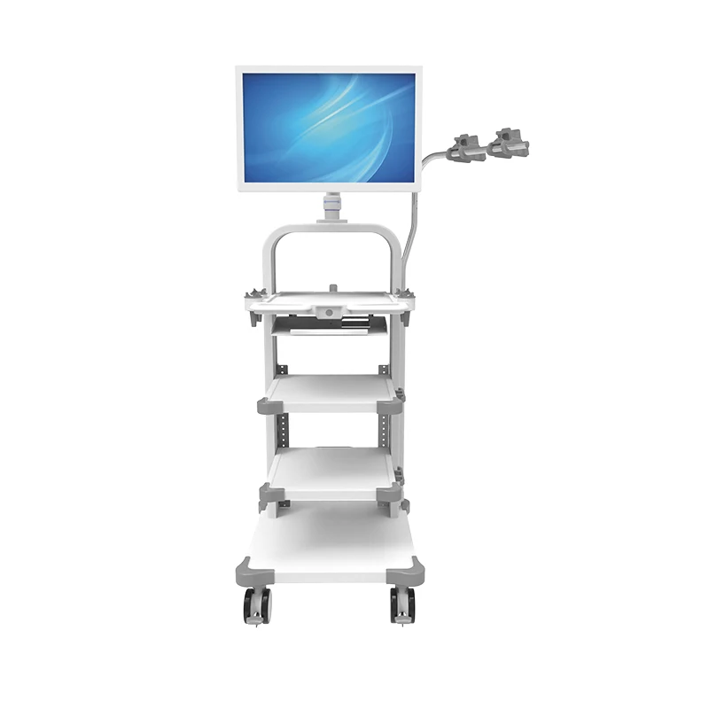 Mobile Endoscopic Trolley for Hospital Computer Endoscopic System Worktation Cart
