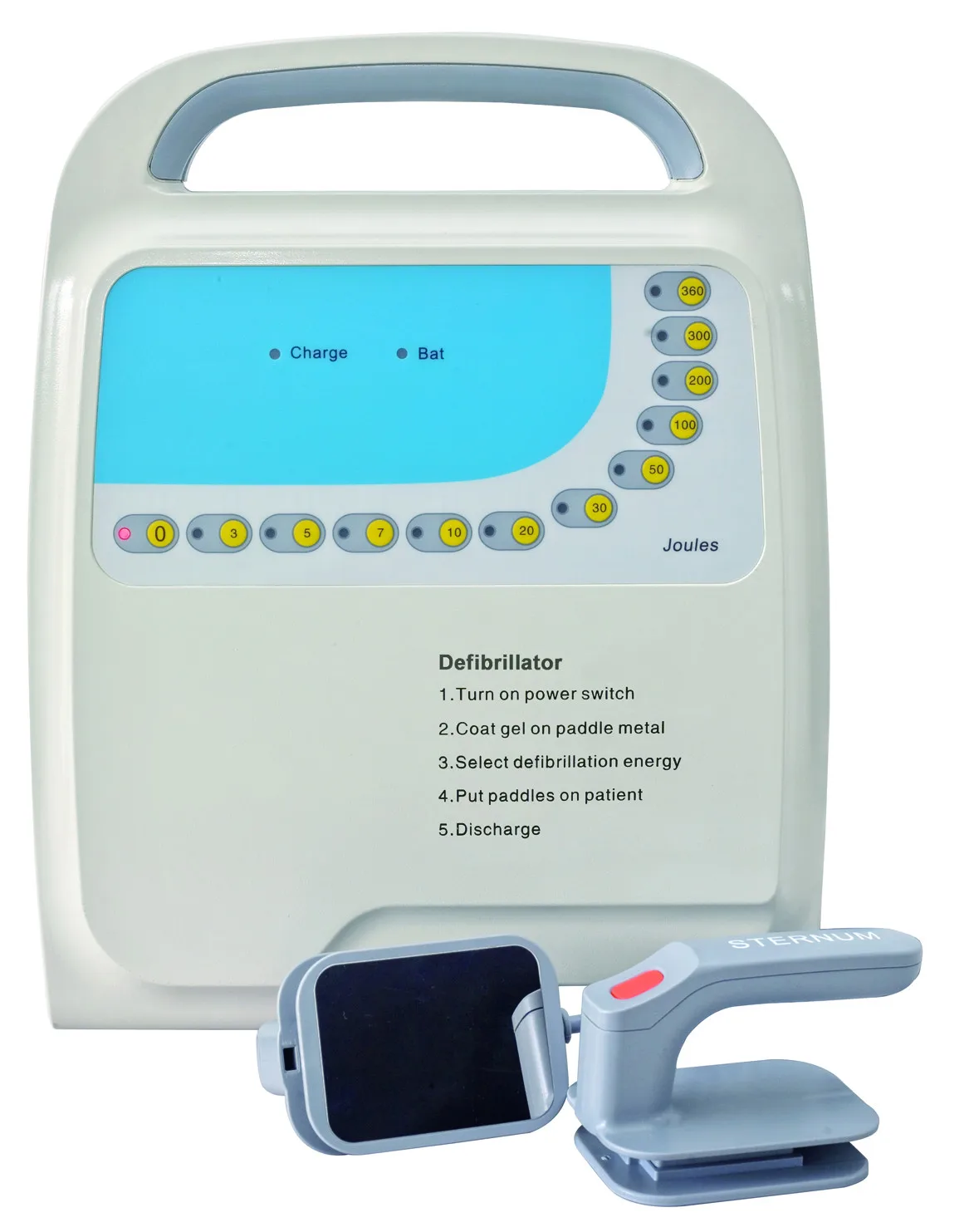 Defibrillator Biphasic Portable Cardiac AED Defibrillator