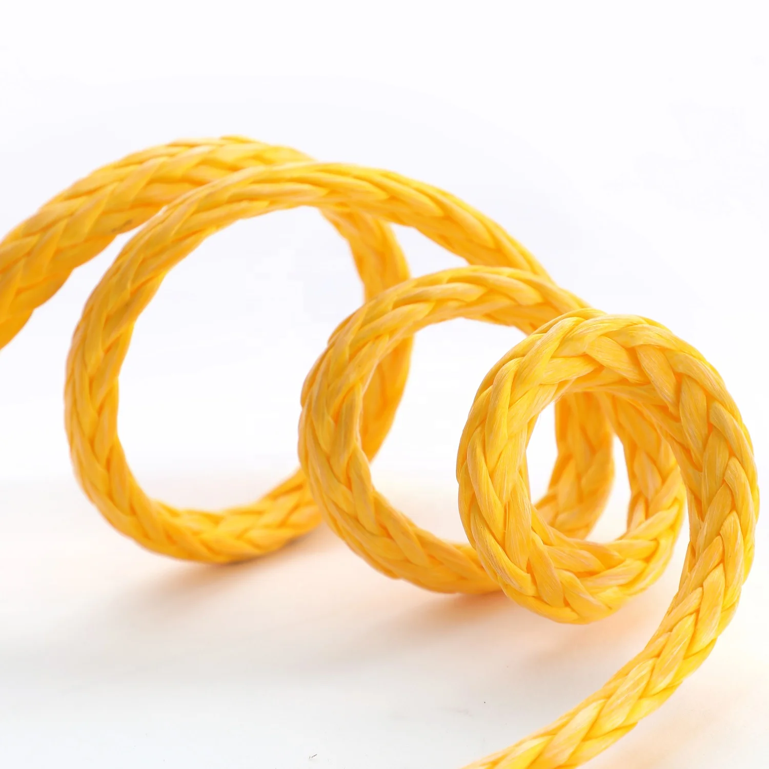 Высокопрочный UHMWPE веревка 12 нитей синтетическая плетеная SK75 HMPE для спортивного оборудования