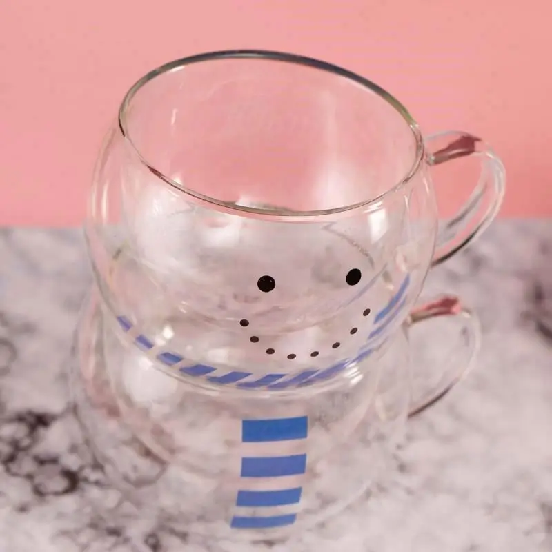 Best selling  double wall glass coffee with client packing