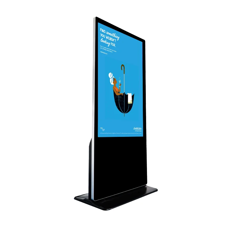 55 Inch Indoor Large Size Floor Standing LCD Advertising Playing Equipment Touch Screen Digital Interactive Kiosk