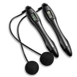 PVC Thick Calorie Counter Heavy Custom Skipping Rope  Pink Digital Skip Rope