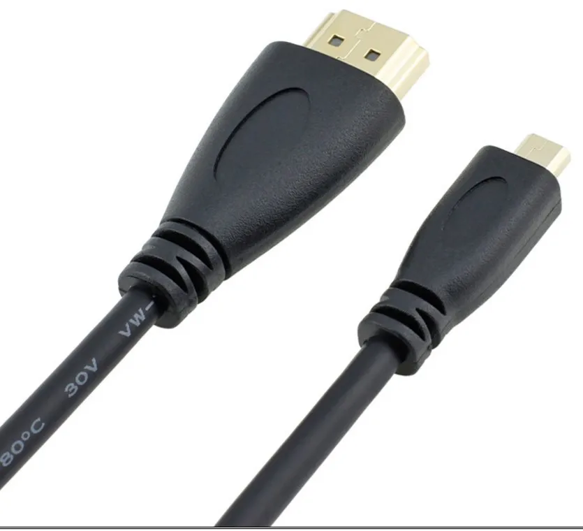 High quality Micro HD MI male to HD MI displayport to micro hd mi adapter