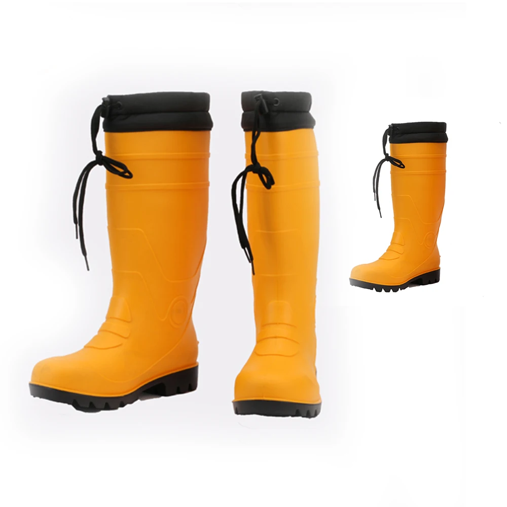 working Cool nice unisex anti-smashing cheap pvc  gum boots rain boots factory with good design for men