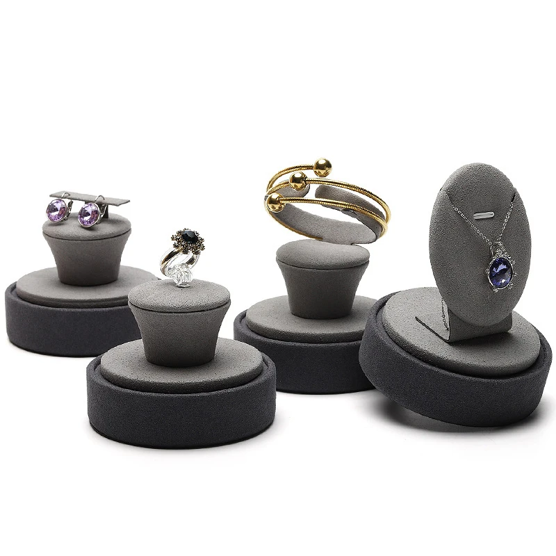 Ring Fancy Exhibition Stand Jewellery Box Window Closed Jewelry Display
