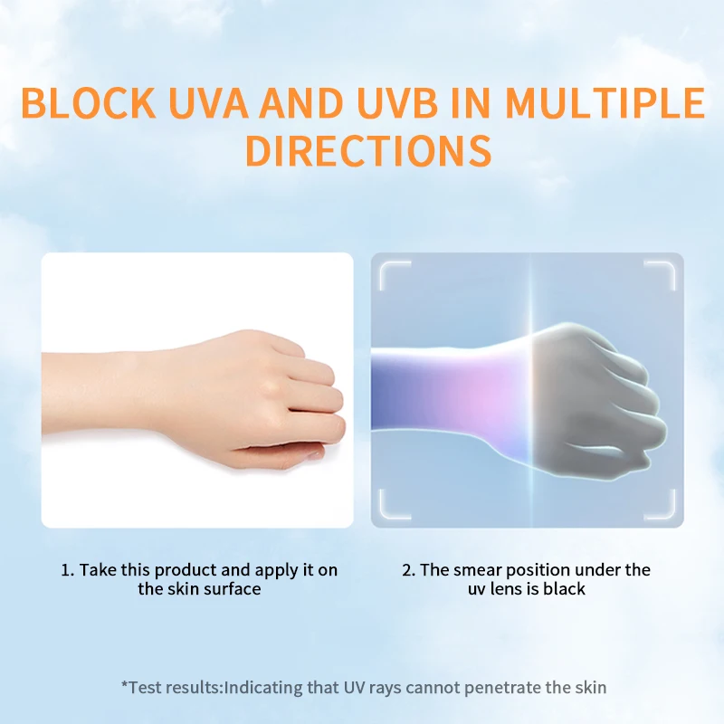 Private Custom Logo Facial Sunscreen Spf 50  Skin Whitening Sunblock Moisturizing Sun Protection Face Lotion  Cream Sunscreen