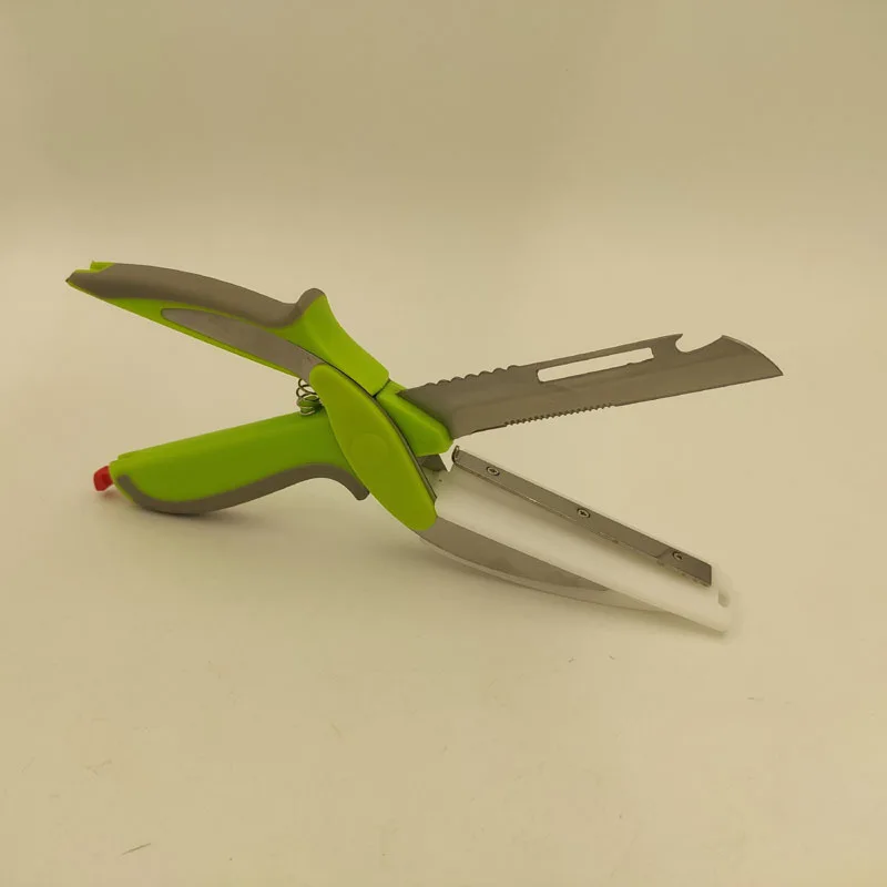 Умные ножницы из нержавеющей стали шесть в одном многофункциональные кухонные для фруктов и овощей куриных костей кемпинг