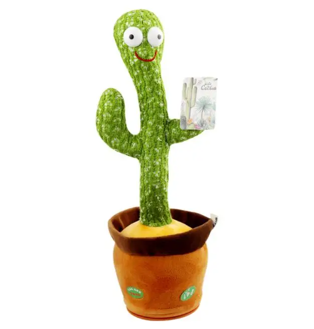 Cactus Plush Toys Electronic Shake Dancing Cactus Funny Childhood Toys With The Song