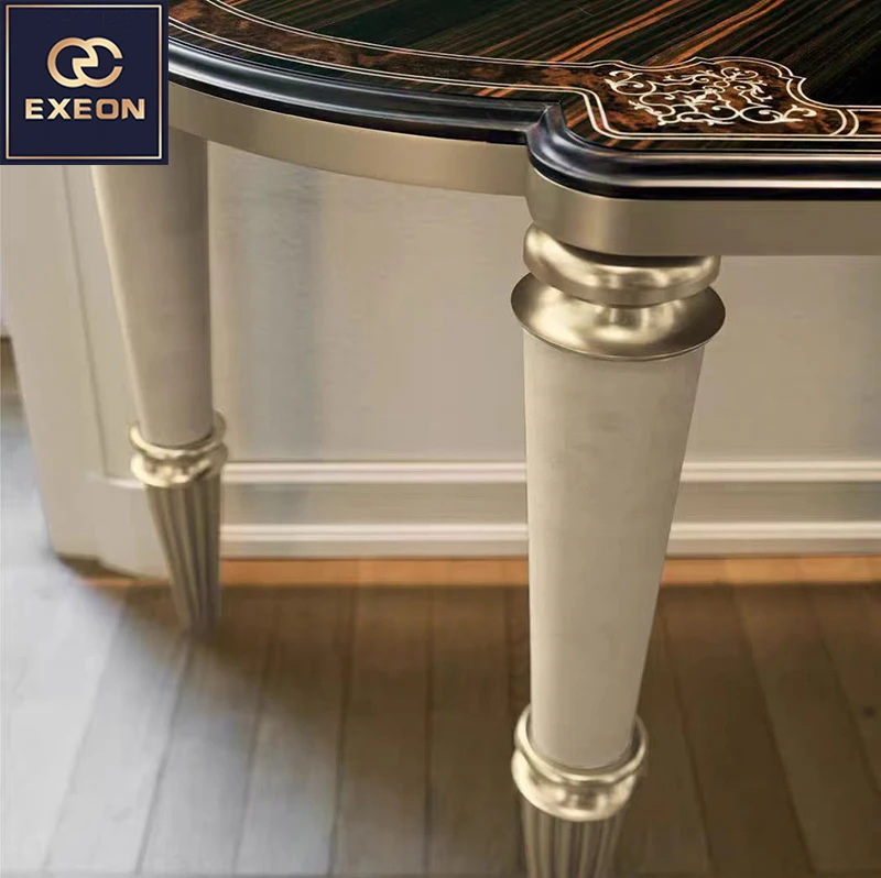 Modern Furniture Corridor Entrance Porch Luxury Villa Living Room Against The Wall Marble Metal Porch Table