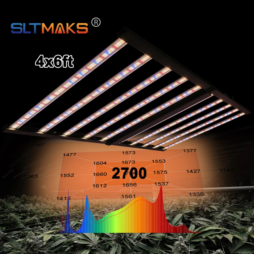 Horticulture Spectrum Dimmable Flowering Folding Led Commercial Plants Grow Light 1000W Blue Red Full Spectrum Led Grow Light