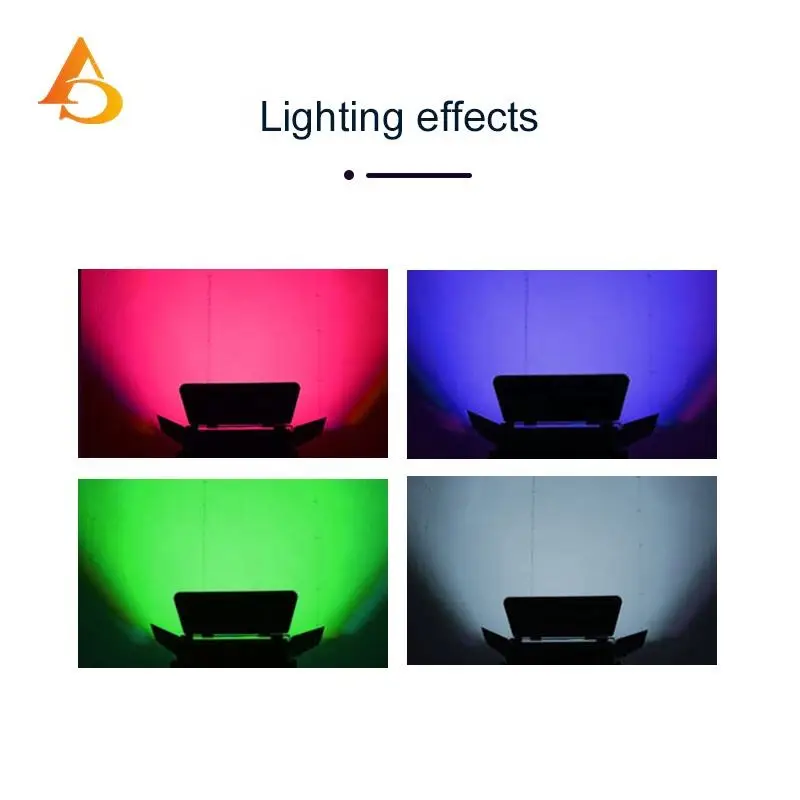 Stage events light 54pcs 3w video studio lighting panel dmx rgbw washing flood light