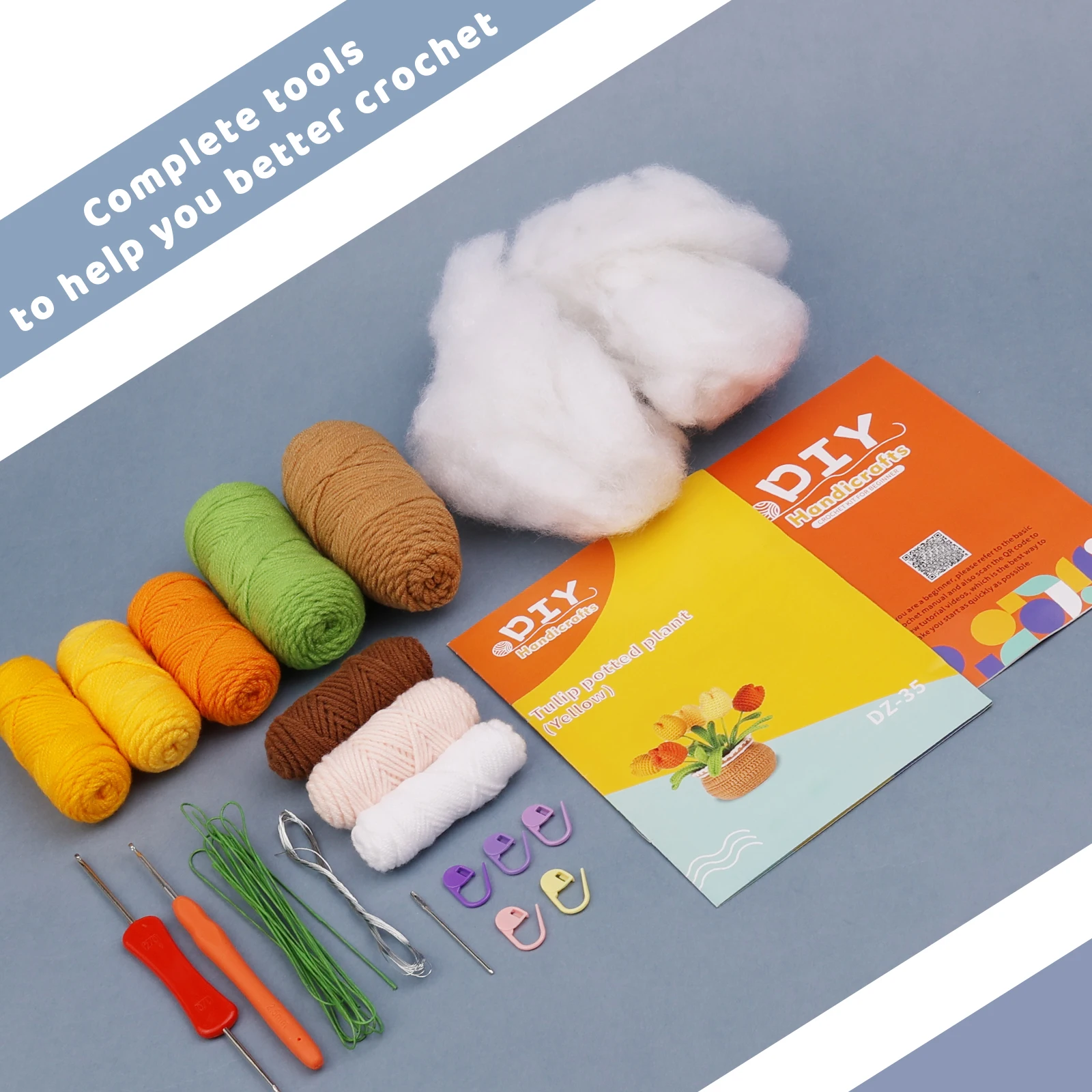 Car Ornaments crochet kit knitting needle Diy Do It Your Self Learn To set kit crochet hook