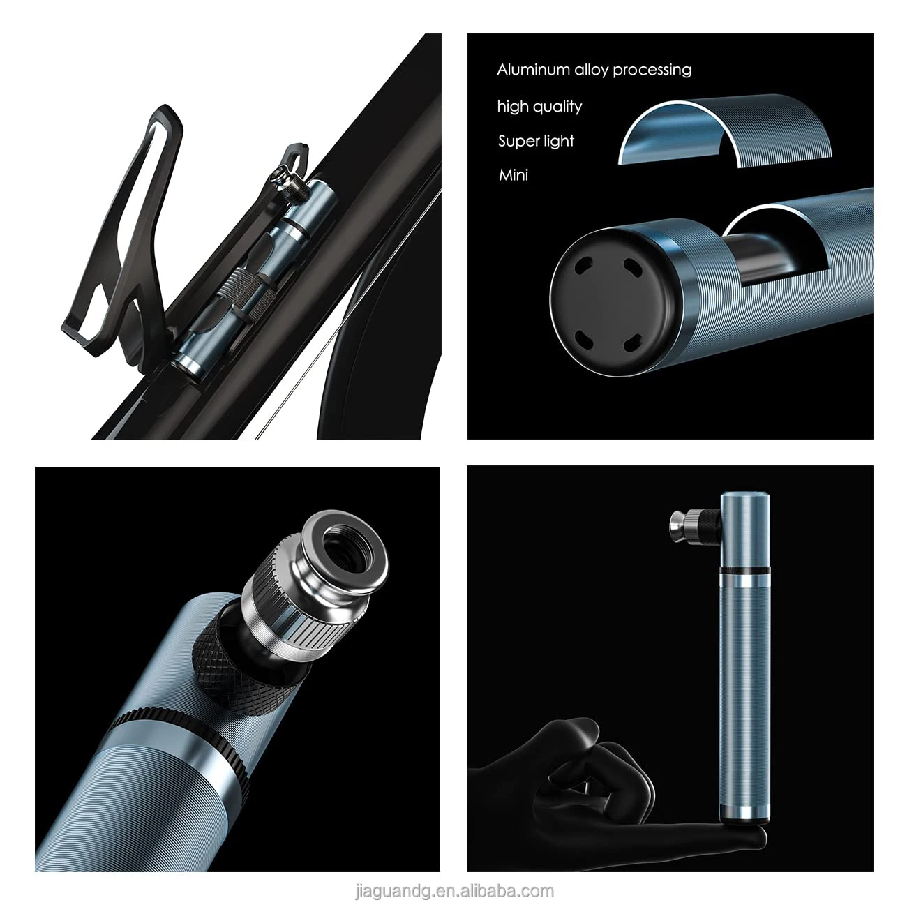 High Quality and Comfortable New Product Ideas Portable Multifunction Activated Bicycle Pump High Pressure for Cyclists