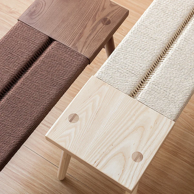 Wholesale Nordic modern lounge armchair Japanese style wooden lounge chair Wood Design Dining Bench Chair