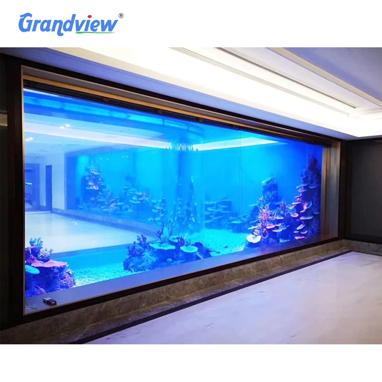 Grandview Customized Size Jellyfish Fish Aquarium Large Fish Tank for Home Using