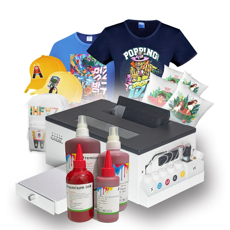 Custom Label  Premium DTF Pigment Ink for Epson XP600 L1800 DX5 i3200 White Ink PET Film Printer