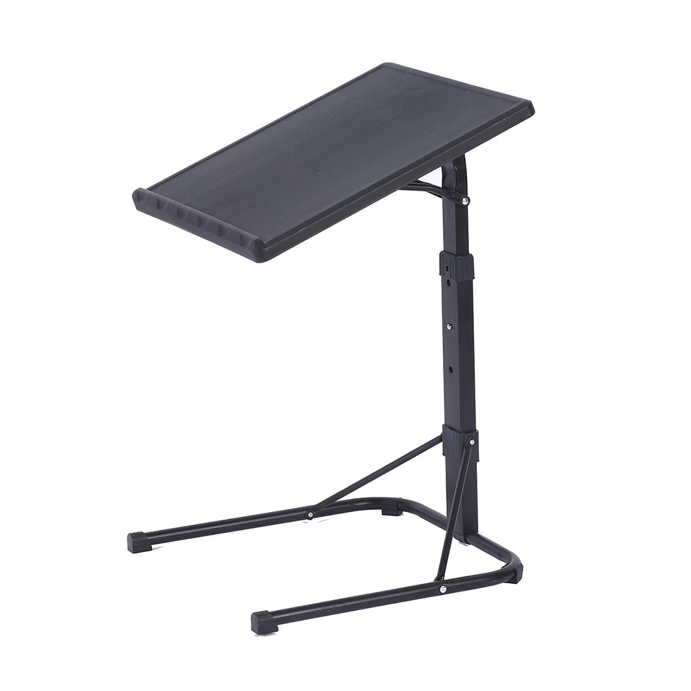 Cheap Computer Desk Black And Grey and adjustable plastic foldin Laptop Desk with folding leg for sale