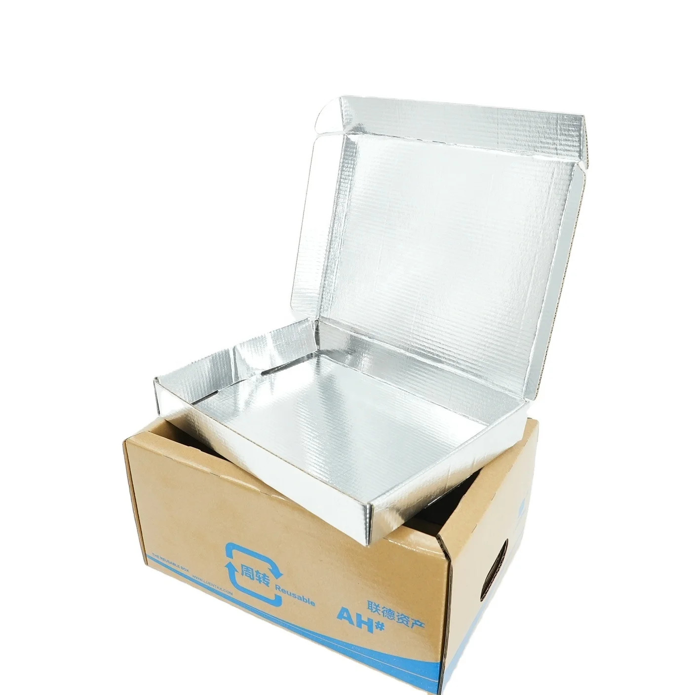 Wholesale Custom Logo Fruit Vegetable Fresh Food Frozen Product Recyclable Corrugate Styrofoam Shipping Box