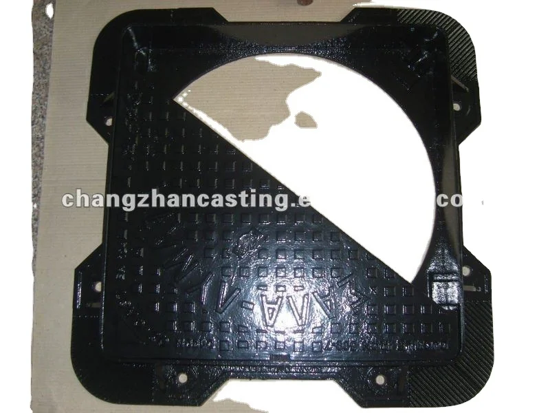 Ductile iron locking manhole cover en124 d400
