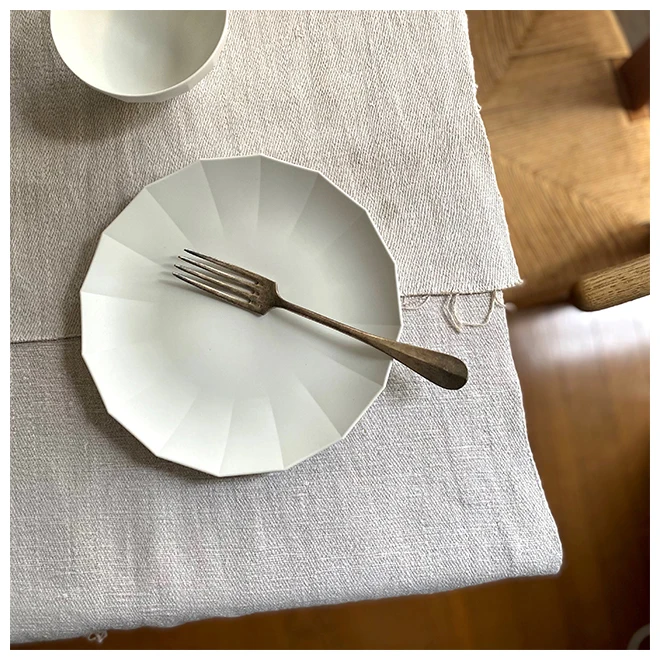 Porcelain 22cm dinnerware luxury modern restaurant plates white