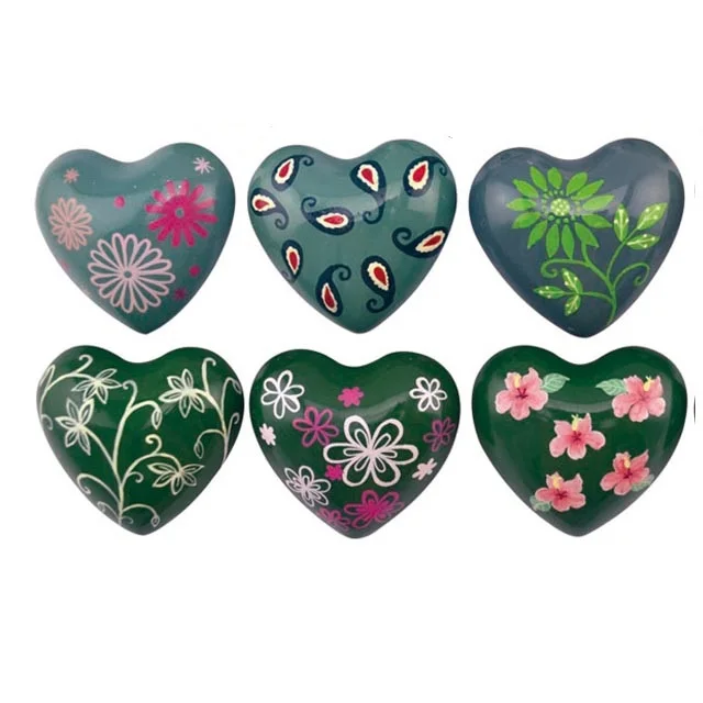metal heart with sound handpainted customized design