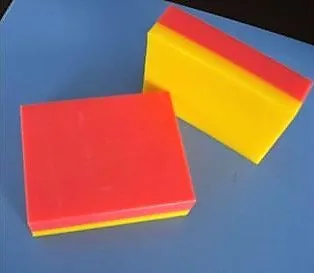 Hard Plastic Board Two Color Uv Resistant HDPE Two Colored Plastic Sheet