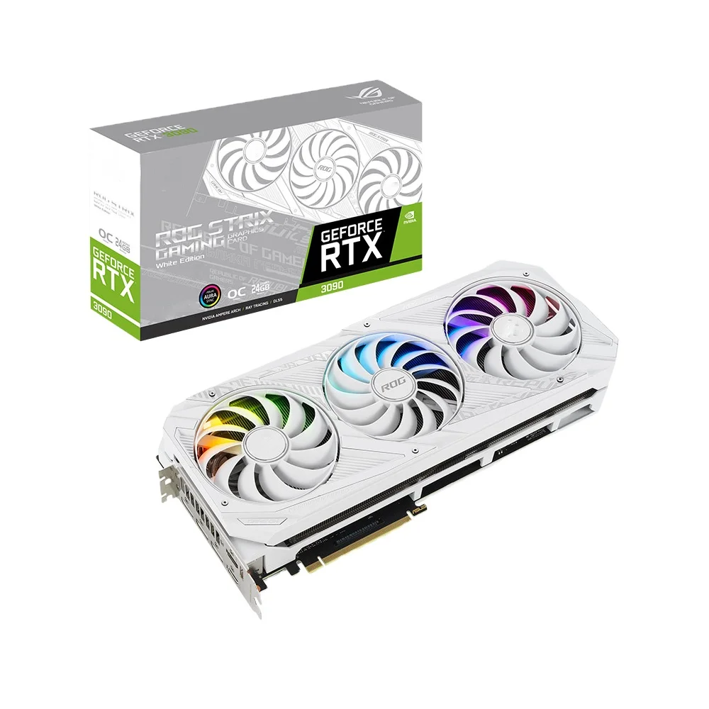 Совершенно новый белый комплект ROG STRIX RTX3080 O10G для игровой настольной