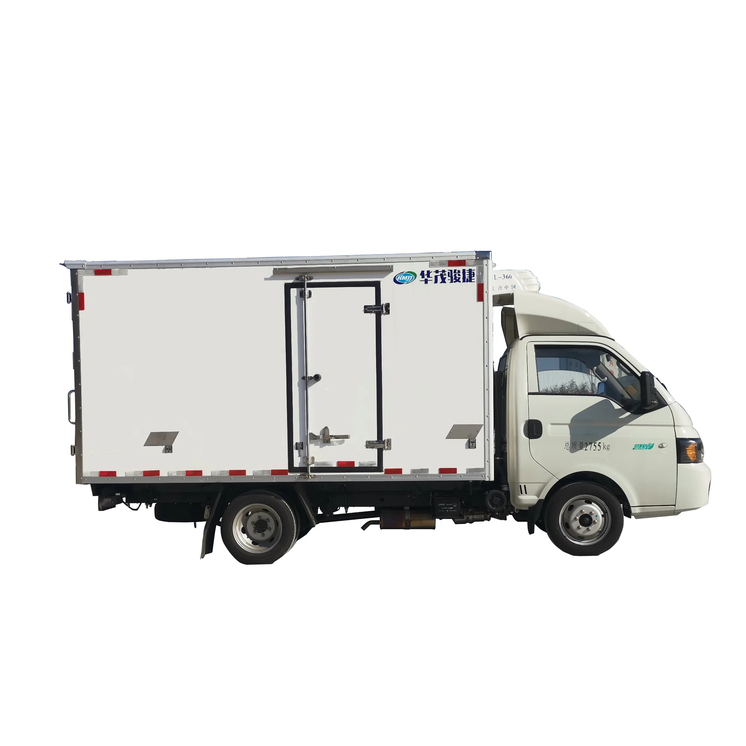Fully automatic sandwich panel box 4x2 refrigerator truck for transporting vegetables, meat and fish