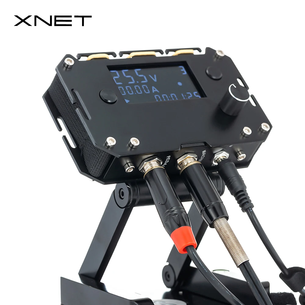 XNET LCD Digital Display Tattoo Power Supply 5A High Power Professional Tattoo Machine Power Supply