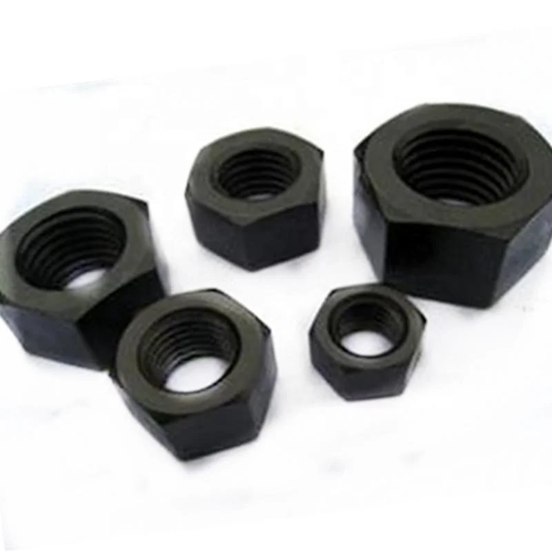 ANSI Hex nut grade 5 UNF UNC 1/4 5/16 3/8 7/16 1/2 35k carbon steel black oxide factory produce