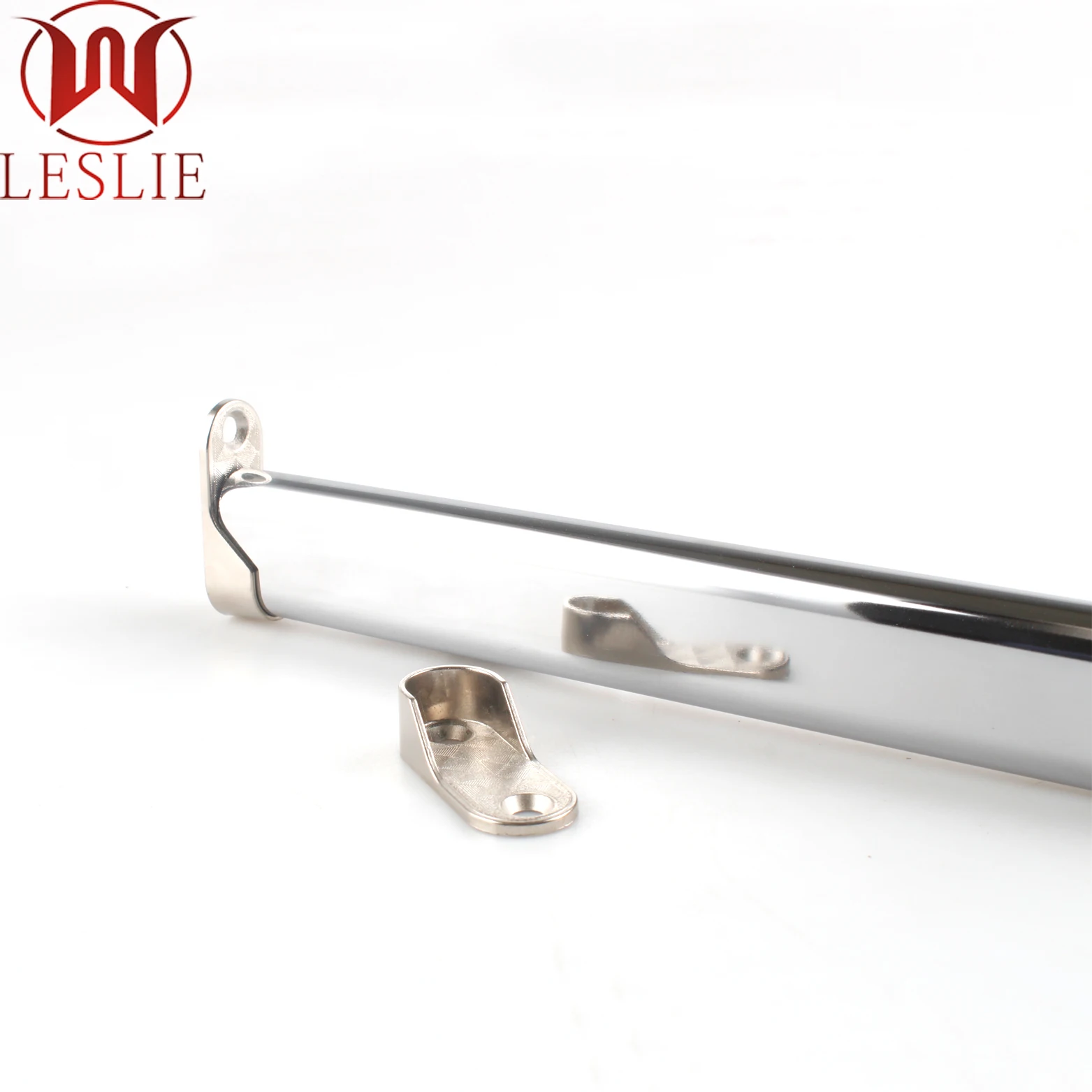 Steel Pipes Round Wardrobe Pipe Chrome-plated circular wardrobe support tube clothing rod support wardrobe hanging rail support