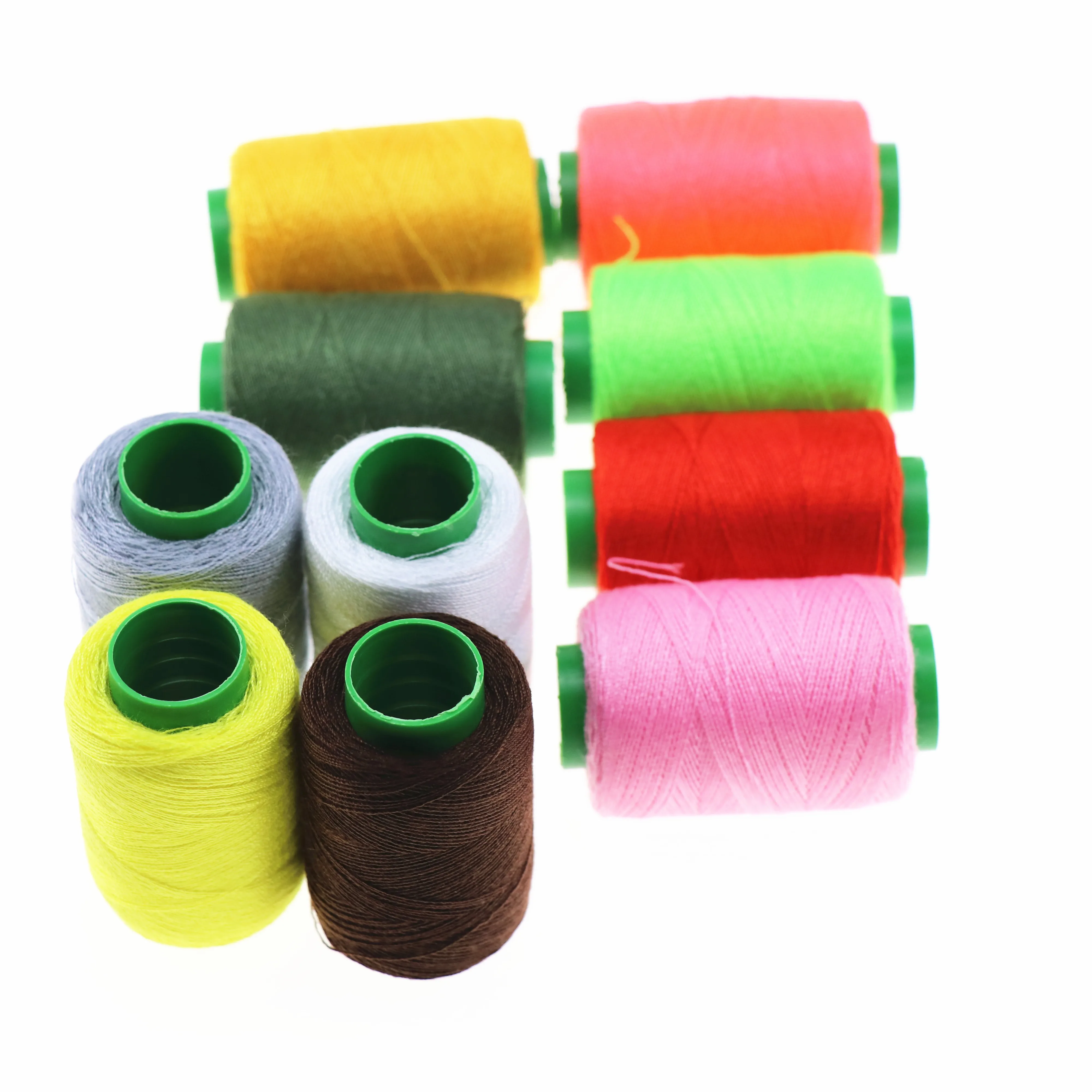 
Factory Direct Sale Weaving Polyester Embroidery Sewing Threads Waxed Thread Silk Thread 
