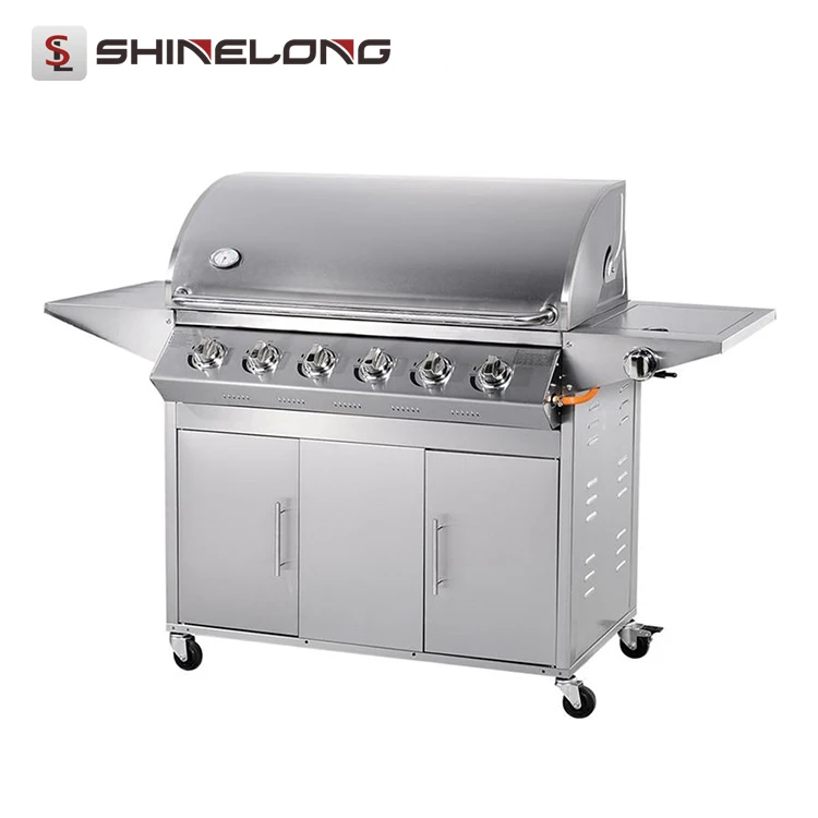 Commercial Infrared Portable Electric barbecue grill with lava rock