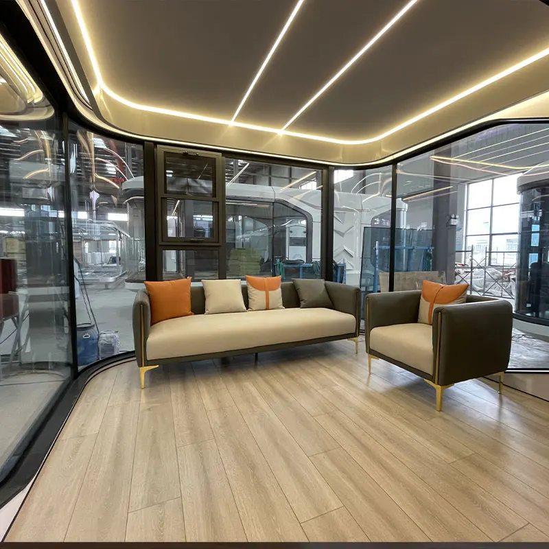 Small Modular Homes Prefab Structural Resort Prefab Resort Capsule Prefab Resort Capsule Hotel Easy Assemble Prefab House