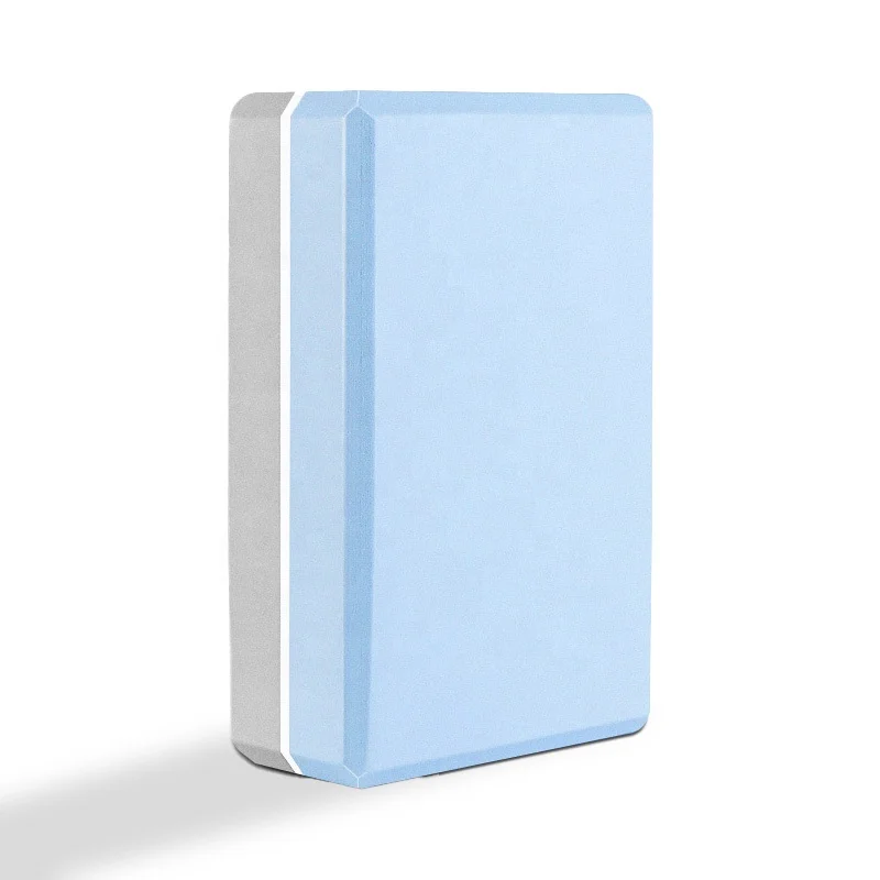 Two-color Yoga Block Non-Slip Surface Premium Foam Blocks Yoga Accessories for Fitness Stretching Toning
