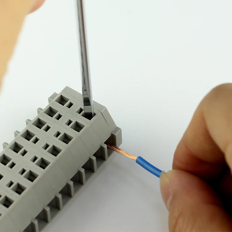 LED Street Light 24-14AWG Wire Terminal Blocks Spring Connect Wire Push In Terminal Block