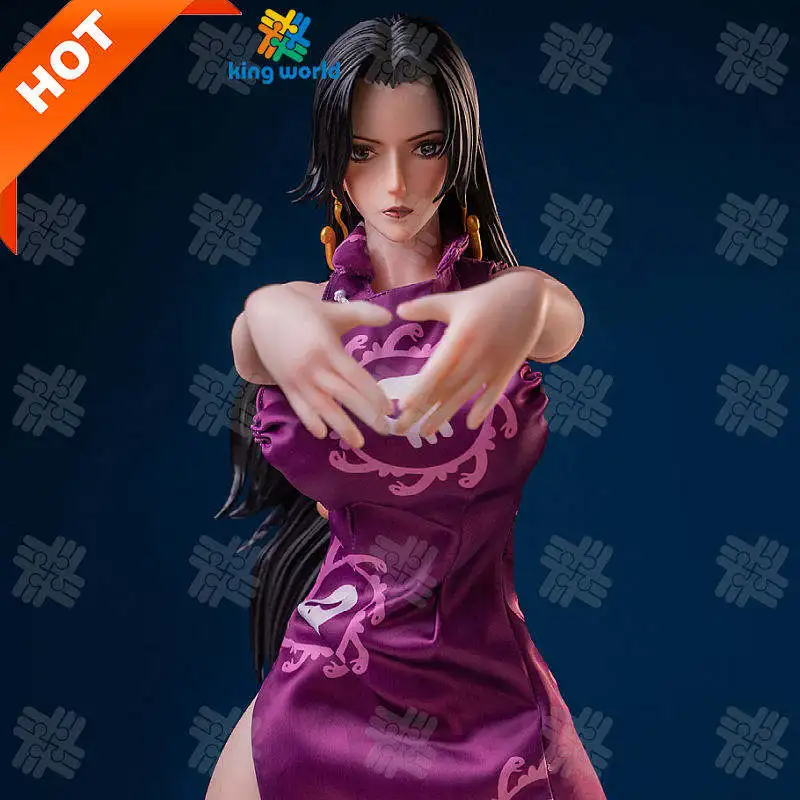 New 2024 Boa Hancock Silicone Modle Soft Feel Anime Action Figures Body Sexy Real Doll Girl Modle Toy Anime Action Figures