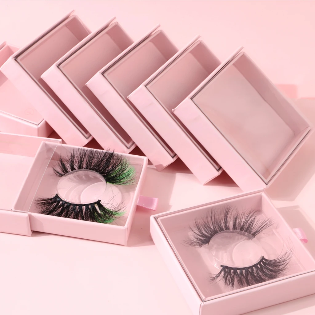 Faux Mink Brown Eyelash Strips Wholesale Non Toxic Waterproof Natural Brown Strip Lashes