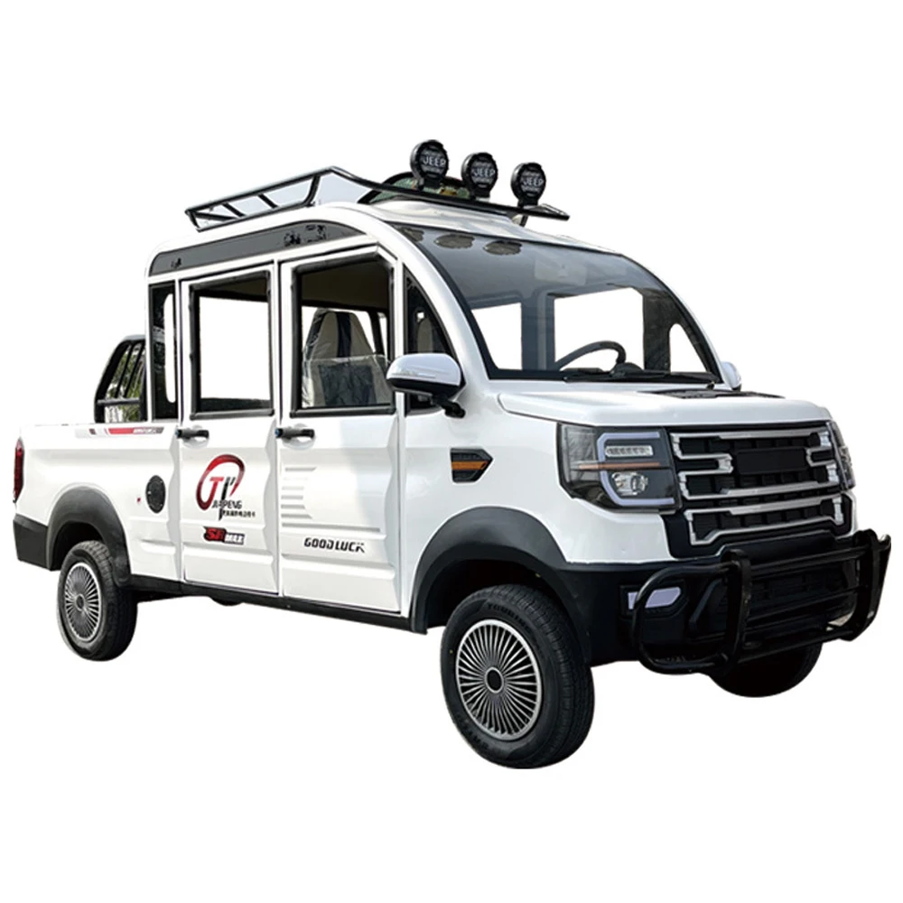 2022 Hot Sale Double Row Electric Pickup Truck 64V Mini Truck 4x2 Load 3000kg New Cheap Four Wheels Adults Electric Pickup Truck