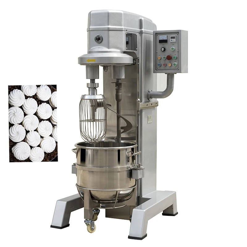 60L 90L 120L 150L 200L infinitely variable planetary mixer for the production of cake cookies and cream double mixing ball