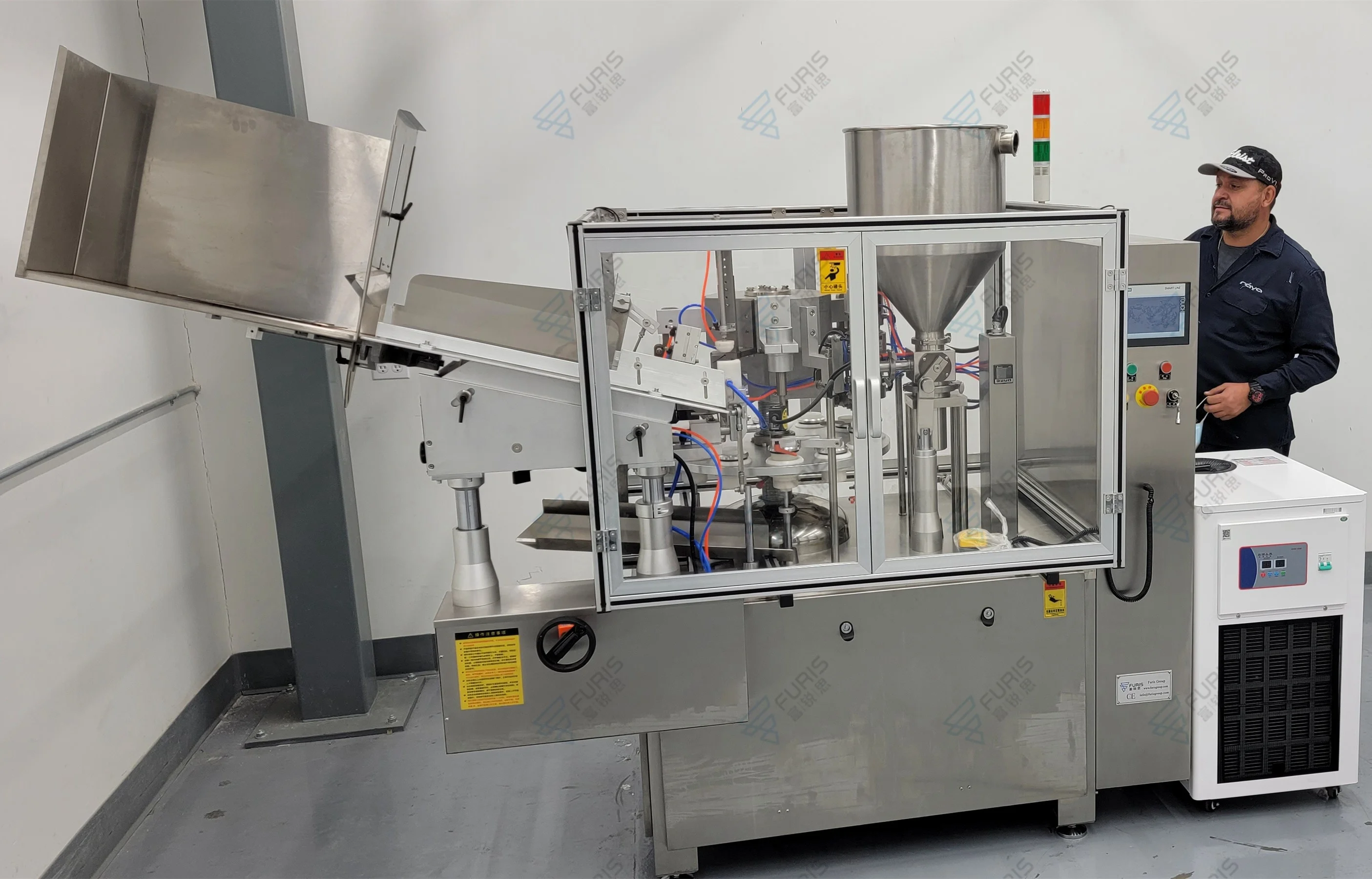 China semi full fully automatic high speed ointment plastic aluminum soft tube filling and sealing machine manufacturer for sale