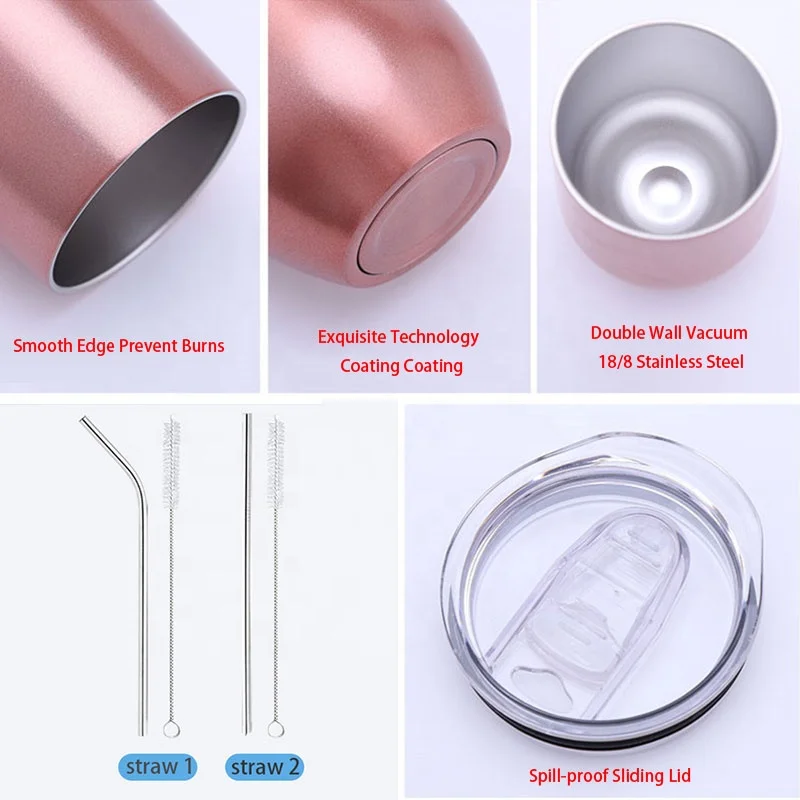 New product ideas 2024 Wholesale Popular 12oz Vacuum Wine Tumblr Mug Custom Blank Stainless Steel Tumbler Cups