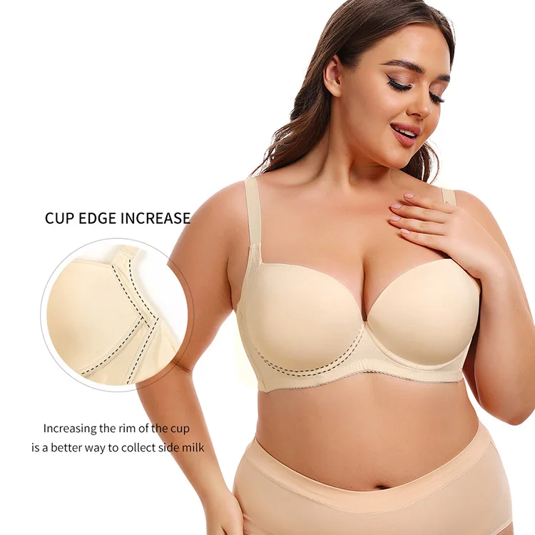 Large Sizes Bra for Women Pushup Oversize High Quality Ladies Bra Underwire Big Breast Cup Huge Boob Bra Plus Size Underwear